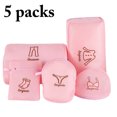 thumbnail image 1 of 5PCS Mesh Laundry Bag Zipper Protective Mesh Wash Bag Clothes Wash Bag for Home, 1 of 10