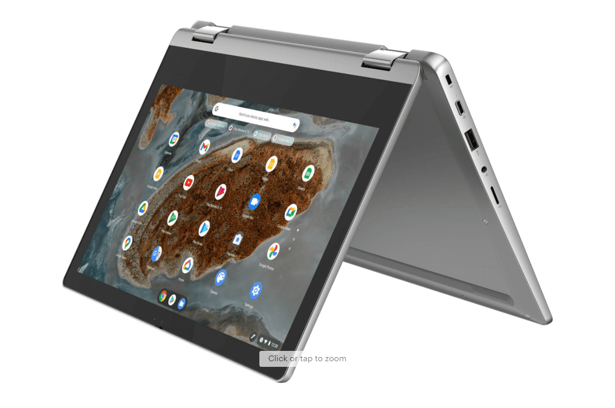 Lenovo - Flex 3 11" 2-in-1 Chrome OS Laptop - Mediatek MT8183 - 4GB Memory - 32GB eMMC - LCD-IPS-Wireless-AC- Grey