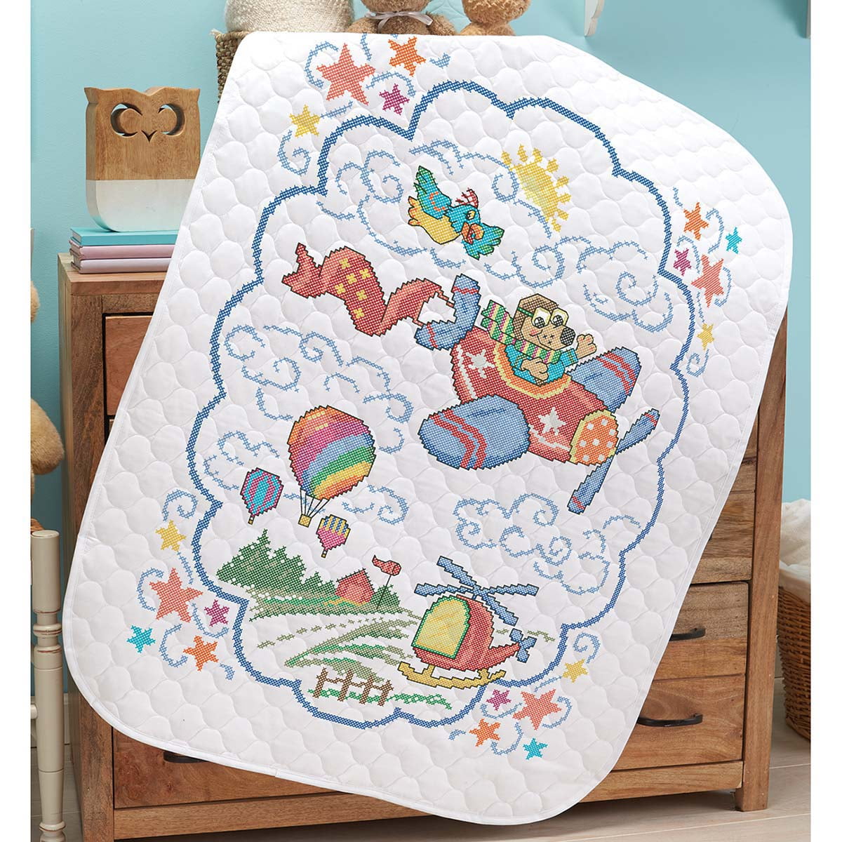 herrschners-pre-quilted-up-up-away-in-the-sky-baby-quilt-stamped