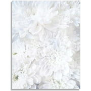 White Soft Petals Stationery Paper - 80 Sheets