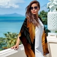thumbnail image 6 of Thanksgiving Oak Elegant Chiffon Silk Hair Scarves - Lightweight and Breathable - 180*73 Size - Stylish Accessory for Women, 6 of 6
