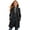 1# Black, variant on Girls Trench Coat Single Breasted Wool Dress Coats Winter Long Windbreaker Overcoat for Kids
