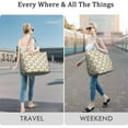 thumbnail image 2 of Cartoon Truck & Tractor Weekender Bag Spacious Travel Tote with Adjustable Shoulder Strap, Airplane Friendly Multipurpose Bag for Fitness & Business Travel, 2 of 5