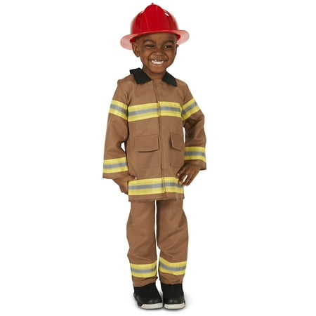 Firefighter with Helmet Costume