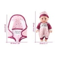 thumbnail image 2 of Cute Baby Doll Playsets With Movable Arms & Legs Simulation Sounds Kids Toy, 2 of 5