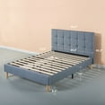 thumbnail image 6 of Zinus Lottie 43" Upholstered Platform Bed Frame, Blue Slate, Full, 6 of 12