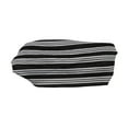 thumbnail image 4 of Unique Bargains 1 Pc Headband Stripes Wide Fabric Hairband for Women Black, 4 of 5