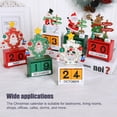 thumbnail image 4 of Ounissouiy Navidad Calendario de cuenta regresiva de Decoración de dibujos animados Año nuevo Adorno de oficina Cumpleaños Boda Niños Type2 NO2, 4 of 6