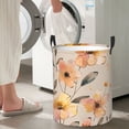thumbnail image 5 of Sketch Flower Laundry Hamper Medium Storage Basket/Toy Organizer/Dirty Clothes Bucket, 5 of 5