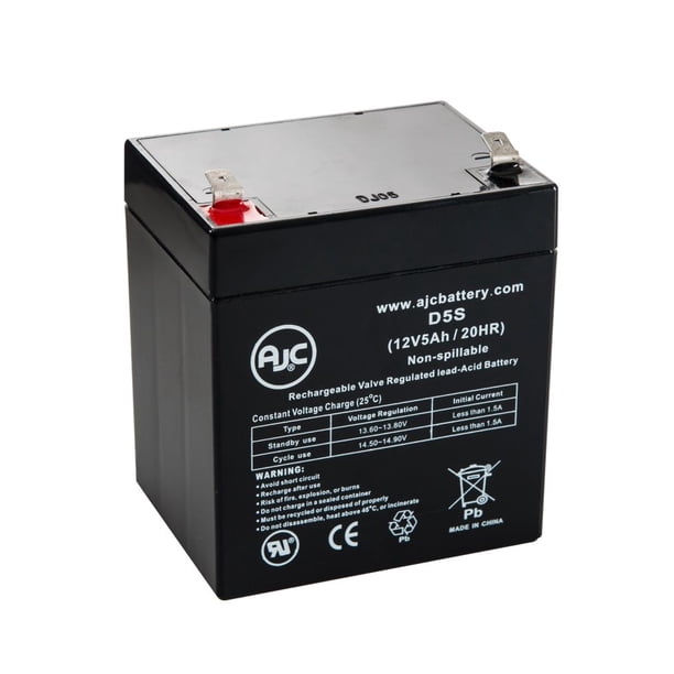 Ademco Vista10SE 12V 5Ah Alarm Battery This is an AJC Brand