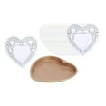 thumbnail image 3 of Heart Pizza Pan Tools Carbon Steel Bakeware for Cake Fruits Pie Easy to Clean, 3 of 8