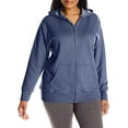 thumbnail image 3 of Just My Size Womens ComfortSoft EcoSmart Fleece Full-Zip Hoodie, 4X, 3 of 3