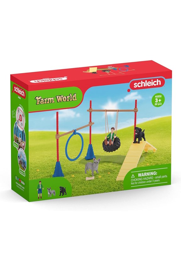 - Farm World: Puppy Agility Training Educational Playset & Accessories