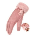 thumbnail image 3 of Guantes Calefactores Invierno Calefacción USB Calentamiento Eléctrico Invierno para Mujeres Vehículo Eléctrico Ciclismo Al Aire Libre Calefacción Eléctrica (Rosa) [Versión Interruptor Rosa], 3 of 9