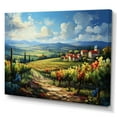 thumbnail image 2 of Designart "Alpine Village Beauty French Alps Scenery III" Landscapes Canvas Wall Art, 2 of 5