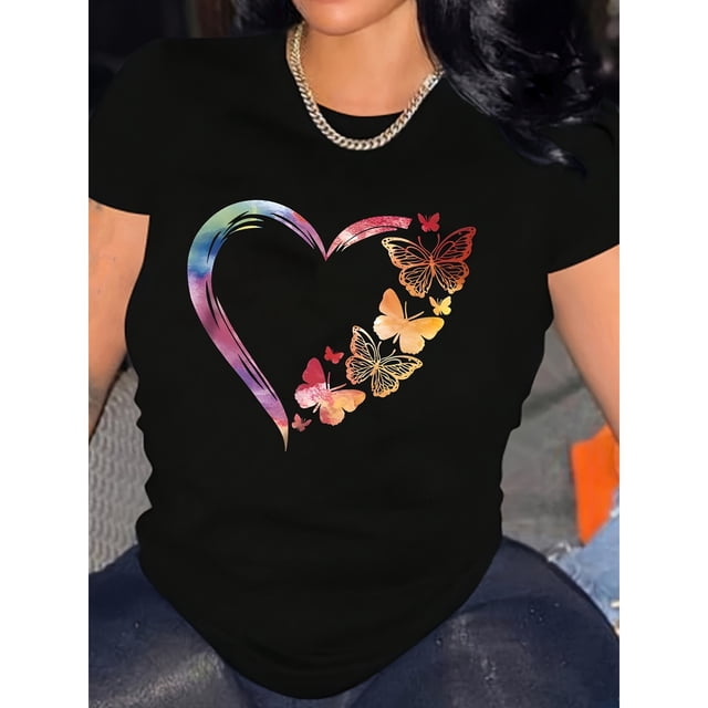 Camiseta casual negra