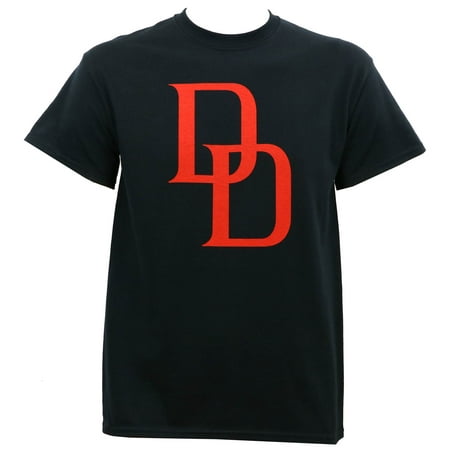 - Daredevil Men's Red Logo T-Shirt Black