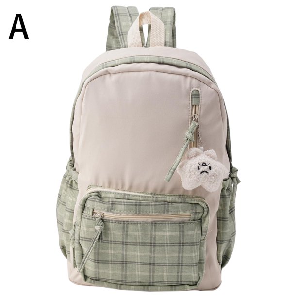 Backpack Kawaii Backpack Sage Green Backpack Teens Preppy School