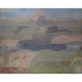 thumbnail image 3 of Otto Meyer-Amden 14x12 Black Modern Framed Museum Art Print Titled - Starry Night Above Lake Walen (1931), 3 of 5