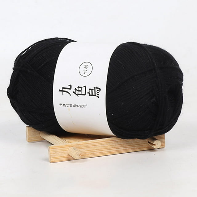 UsRHHA Charcoal Baby Line Fine Wool 50g, Children Yarn for Crochet DIY Projects, Soft Breathable Knitting Thread