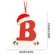 thumbnail image 3 of Navidad Little Red Hat Carta Colgante DIY Escribible Nombre 26 Carta Colgante Wmkox8yii  gf6246, 3 of 4