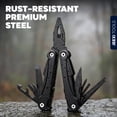 thumbnail image 7 of Folding Multi Tool Kit Stainless Steel 1 Multi-Purpose Pocket Multitool Plier, Camping, Hunting, Fishing and Hiking - Stocking Stuffers for Christmas, Xmas, Thanksgiving - Cool Gadgets for Men, 7 of 7