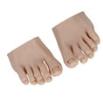 thumbnail image 3 of Nail Art Training Display prosthetic Foot Model Pedicure Practice Silicone Foot 1 Pair, 3 of 7