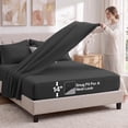 thumbnail image 3 of Utopia Bedding Queen Comforter Set, Bed in a Bag 7 Piece, Dark Grey Diamond Quilted Bedding Set, Microfiber Fill, Comforter, Flat Sheet, Fitted Sheet, Pillowcase, Pillow Shams, Machine Washable, 3 of 4
