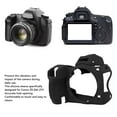 thumbnail image 4 of Camera Silicone Protective Case, Camera Silicone Case Antislip Soft Key Protruding Design  for Indoor Black, 4 of 7