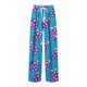 thumbnail image 3 of Pantalones largos para hombre con estampado de cintura elástica y bolsillo con cordón, pantalones largos de poliéster para hombre, 3 of 5