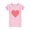 Pink, variant on Tstars Girls Valentine's Day Shirts for Kids Love Red Striped Heart Love Gift Idea for Girl Toddler Kids Girls Fitted T Shirt