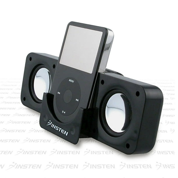 Black Mini iPod Speakers for iPod Nano 3rd Generation, iPod Touch, iPod