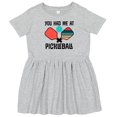 thumbnail image 3 of Inktastic You Had Me at Pickleball Girls Toddler Dress, 3 of 5