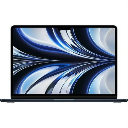 Restored 2022 Apple MacBook Air Laptop with M2 chip: 13,6-inch, 16GB RAM, 512GB SSD Storage, Midnight (Refurbished)