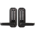 thumbnail image 1 of VEVOR Mechanical Keyless Entry Door Lock, 2.0 Code Upgrade, 4-7 Digits Code, Double-Sided Push Button Combination Keypad Door Lock with Handle, Auto Locking, for Indoor or Outdoor, Oil-Rubbed Bronze, 1 of 9