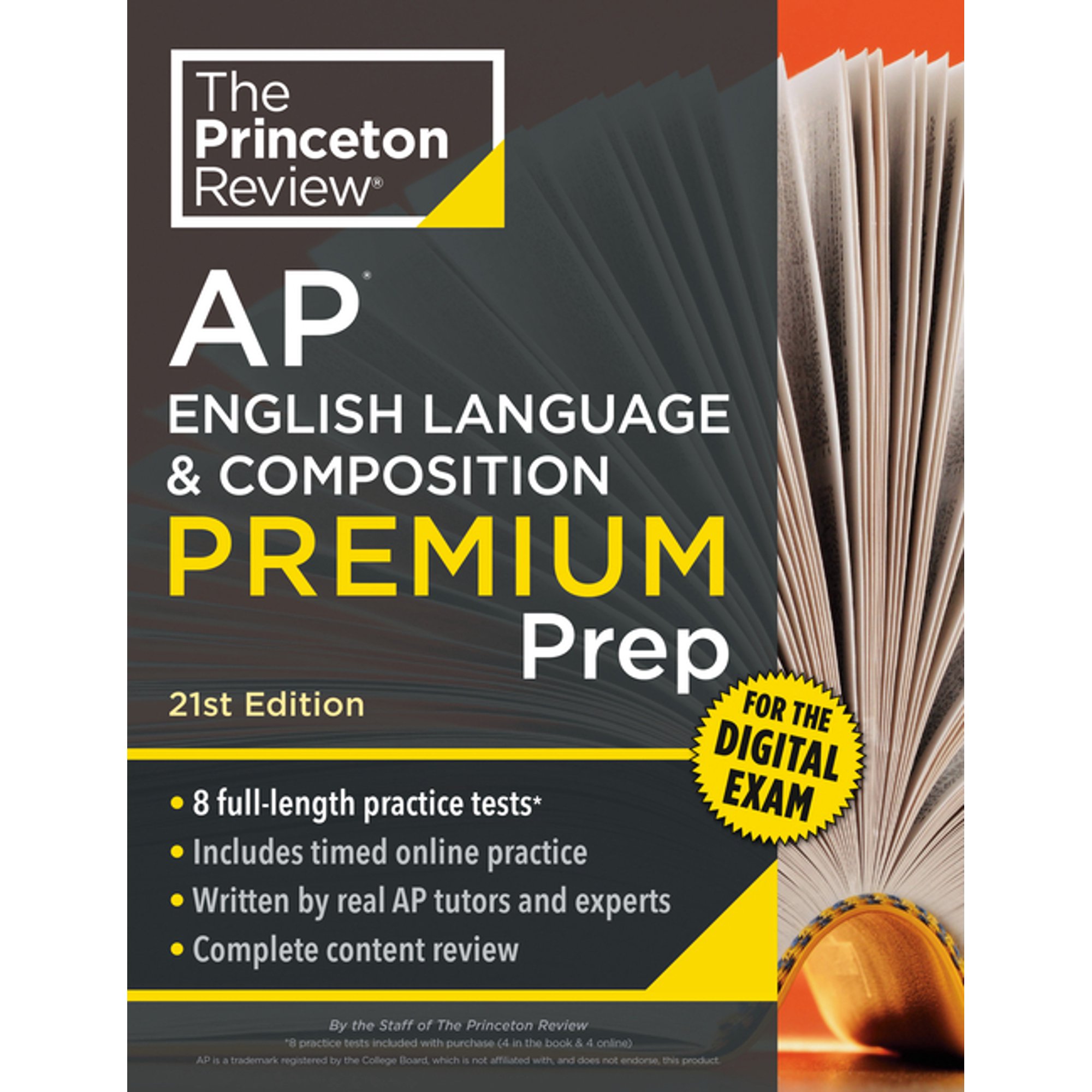 College Test Preparation Princeton Review AP English Language & Composition Premium Prep, 21st Edition: 8 Practice Tests + Digital Practice Onlin, (Paperback)