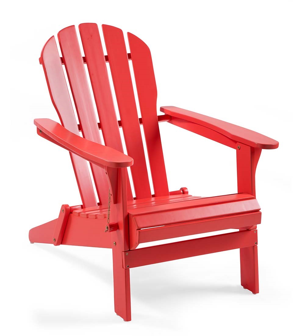 Plow & Hearth Wooden Adirondack Chair - Natural Stain - image 2 of 2