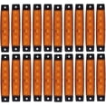 thumbnail image 1 of Super Bright LED, Amber Front Side Marker 3.8" Lights for Wide Usage on Trucks Trailers, Easy Installation Waterproof Shockproof 12V DC (Pack of 20pcs), 1 of 5