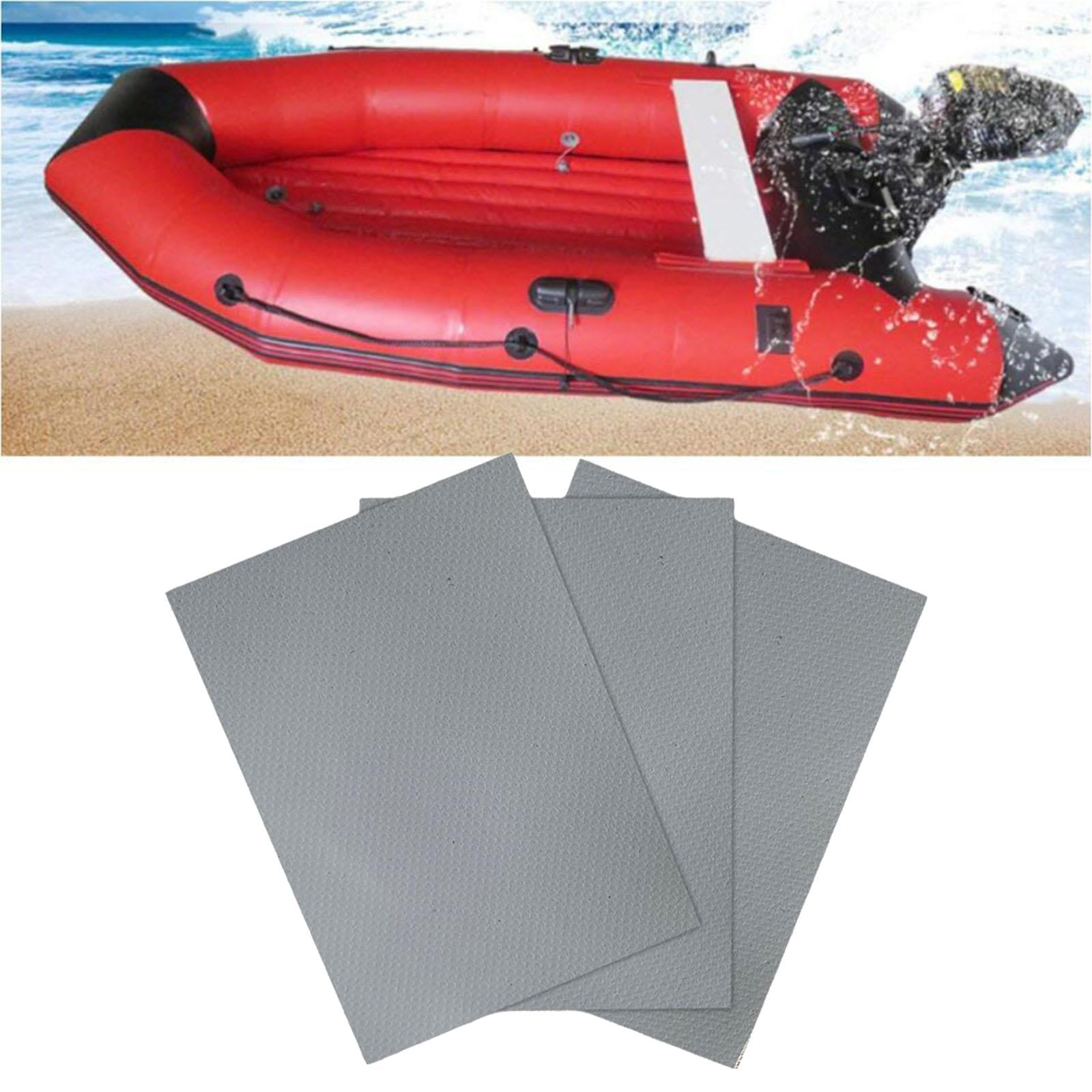 3pcs Inflatable Kayak Boat/Rubber Dinghy Waterproof PVC Repair Patch Tool 