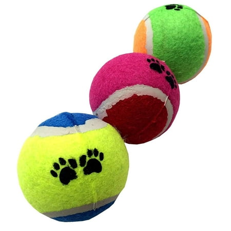 GoodPooch 3pc High Quality Pet Tennis Balls Fetch Throw Chew Dog Balls (Best Tennis Balls For Dogs)