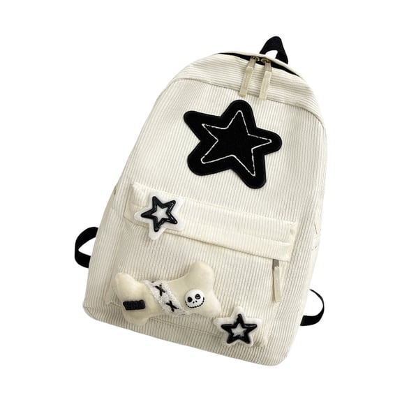 Trendy Laptop Backpacks Students School Bag Lovely Stars Backpacks Travel Rucksack Large Capacity Daypacks