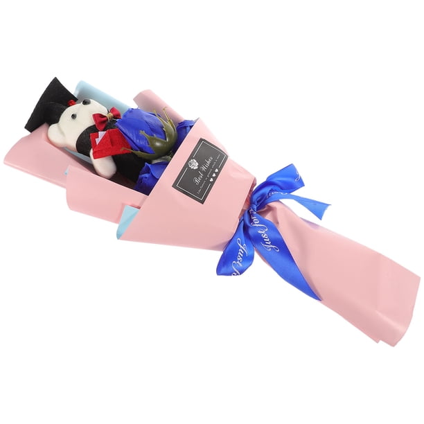FUTUREORYY Ramo De Graduación Con Oso Azul Para De Fiesta Y Regalo Original