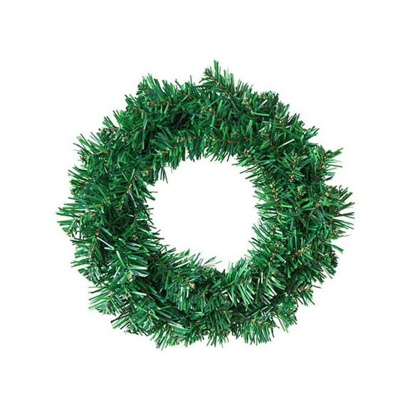 Artificial Green Wreath PVC Wall Wreaths Seasonal Home the Wreath Christmas Ribbon Wreath Front Door Fall Wreaths 40cm