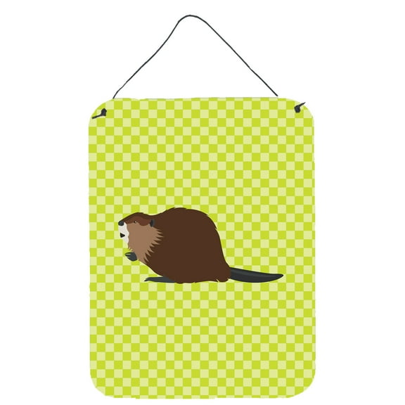 Carolines Treasures BB7699DS1216 Eurasian Beaver Green Wall or Door Hanging Prints