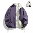 thumbnail image 2 of Men's Lightweight Flight Jacket Windbreaker Full Zip Outdoor Casual Coat for Daily Wear, 2 of 2