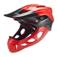 thumbnail image 3 of Casco de bicicleta perfecl cara completa rojo con almohadilla desmontable, 3 of 8