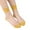 Yellow, variant on Women's Sheer Stockings - Soft Solid Color Short Design with Cool Feel for Spring/Summer,Size One Size