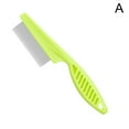 thumbnail image 3 of Multicolor Pet Narrow Tooth Comb Nit Lice Flea Flat Brush Cootie Delousing Rid Close-tooth Dandruff Comb For Dogs Cats, Pet Detangler Brush Comb, 3 of 8