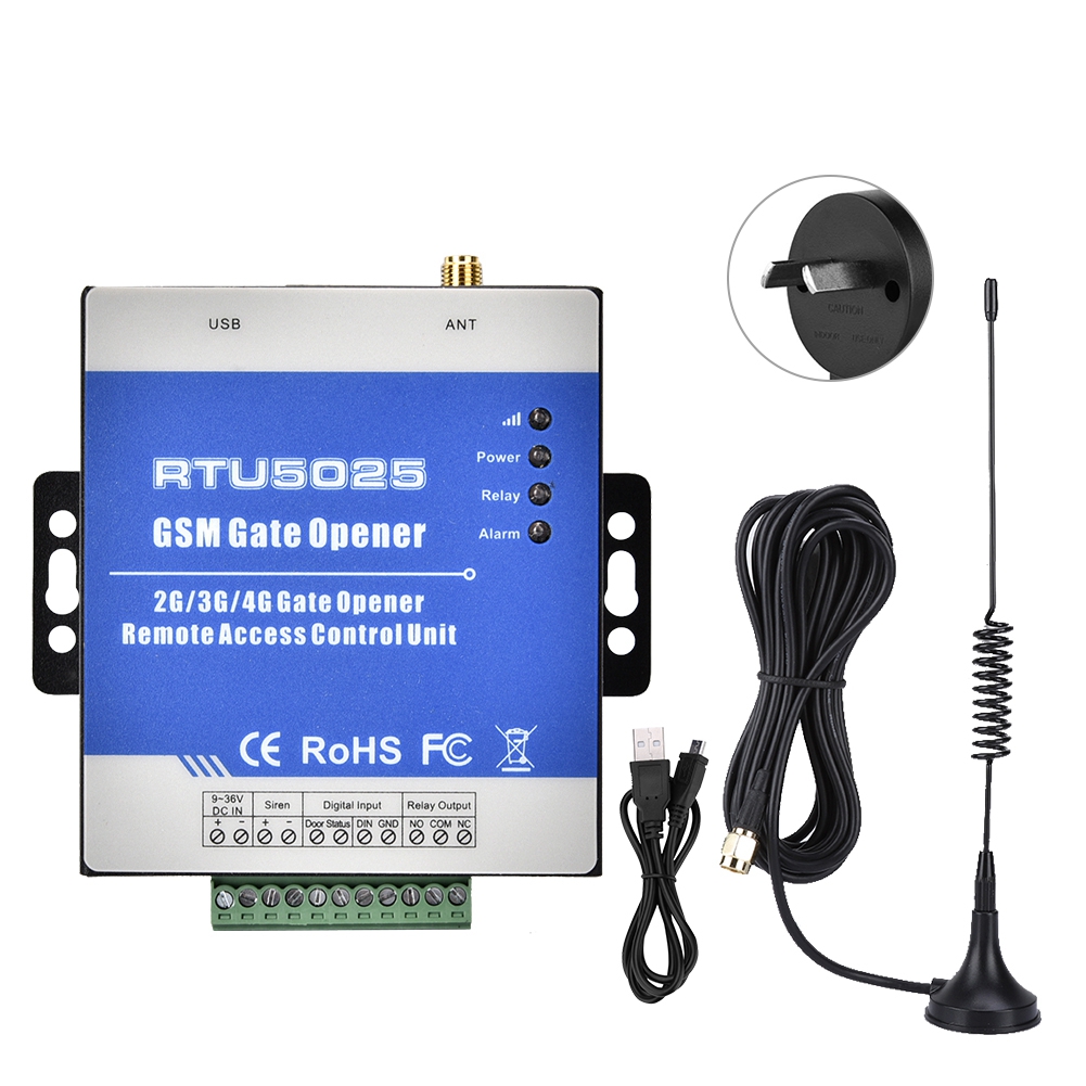 OTVIAP RTU5025 Wireless Remote GSM Gate Opener Operator Garage Door