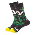 thumbnail image 2 of Xfvqtps Mens and Womens Crew Socks Shark Prints Knit Mid Tube Thickening Comfortable Soft Cozy Indoor Sleep Warm Winter Socks Green, 2 of 3